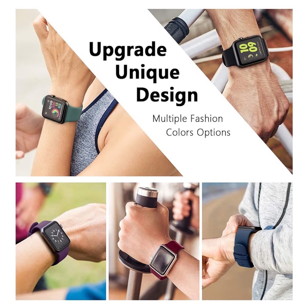 Apple Watch Silicone Sport Band: Green - Picture 5 of 10